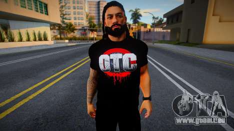 Roman Reigns T-Shirt no gloves (OTC) für GTA San Andreas