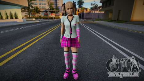 Marie Rose in School Uniform - Pink für GTA San Andreas