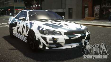 Nissan Skyline R34 ZL-R S14 pour GTA 4