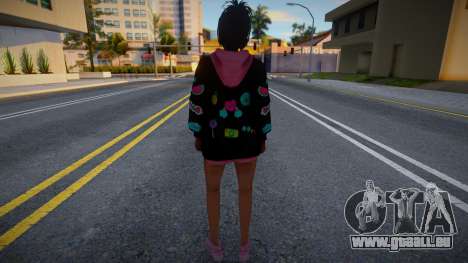 Jeune fille dans le style de SA 1 pour GTA San Andreas