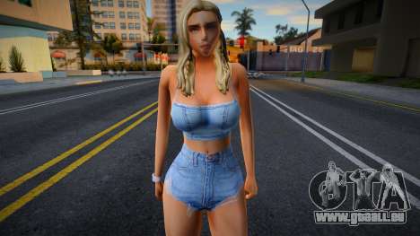 Jeune fille dans le style de CA 21 pour GTA San Andreas