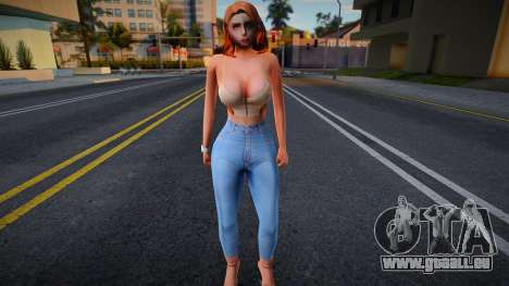 Jeune fille dans le style de CA 20 pour GTA San Andreas