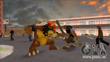 Bowser aus Super Smash Bros Melee für GTA San Andreas