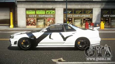 Nissan Skyline R34 ZL-R S14 pour GTA 4