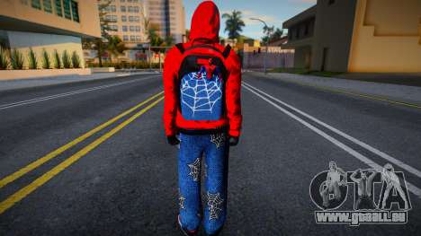 Spiderman Hoodie Boy pour GTA San Andreas