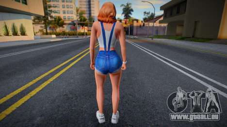 Jeune fille dans le style de CA 12 pour GTA San Andreas