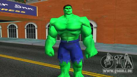 Accurate Size Hulk From Hulk 2003 Game pour GTA Vice City