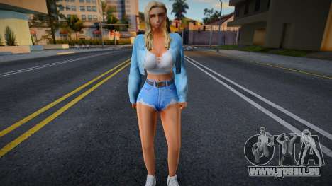 Jeune fille dans le style de CA 22 pour GTA San Andreas