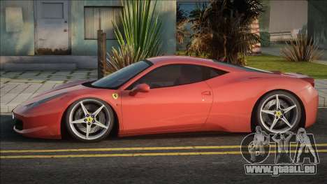 2010 Ferrari 458 Italia Red für GTA San Andreas