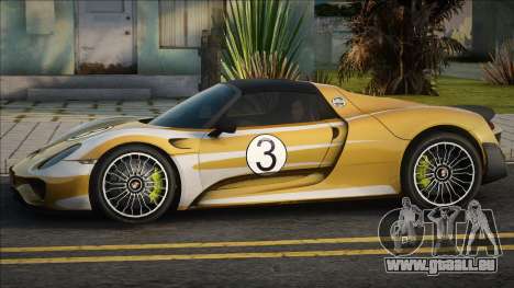 Porsche 918 Spyder with Weissach Package für GTA San Andreas