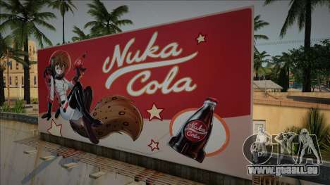 Panneau d’affichage avec des publicités Nuka Col pour GTA San Andreas