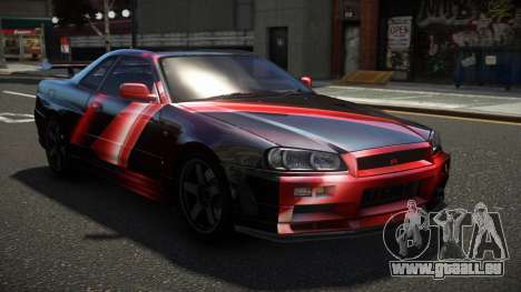 Nissan Skyline R34 ZL-R S2 für GTA 4