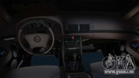 Mercedes Benz W140 Blue für GTA San Andreas