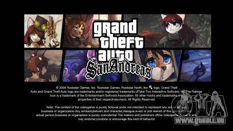 Furry Loadscreens v1.0 für GTA San Andreas