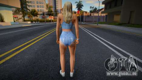 Jeune fille dans le style de CA 21 pour GTA San Andreas