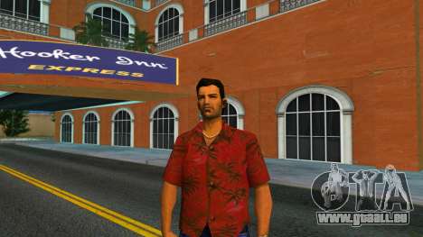 Neues rotes T-Shirt für Tommy Vercetti für GTA Vice City