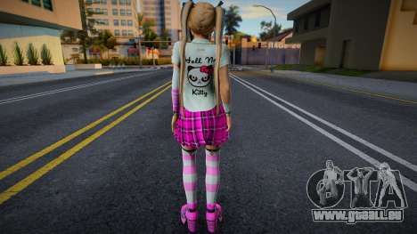 Marie Rose in School Uniform - Pink für GTA San Andreas