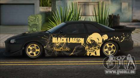 Nissan R34 GT-R Street Drag Model pour GTA San Andreas