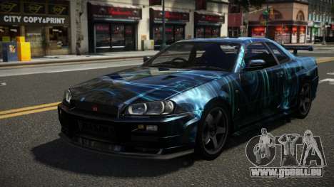 Nissan Skyline R34 ZL-R S12 pour GTA 4