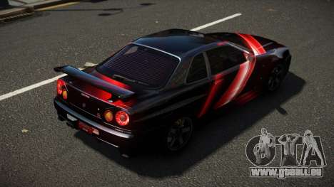 Nissan Skyline R34 ZL-R S2 für GTA 4