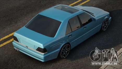 Mercedes Benz W140 Blue für GTA San Andreas