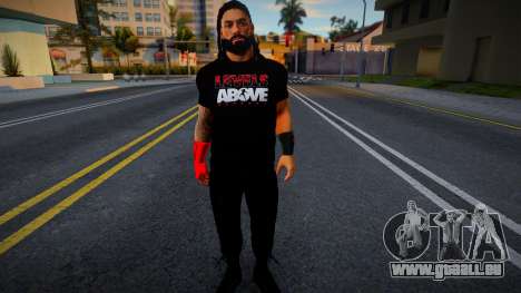 Roman Reigns T-Shirt with Gloves (LEVELS ABOVE) für GTA San Andreas