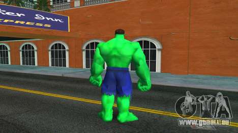 Accurate Size Hulk From Hulk 2003 Game pour GTA Vice City