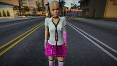 Marie Rose in School Uniform - Pink für GTA San Andreas