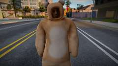 Cesar In A Goofy Ahh Bear Costume pour GTA San Andreas