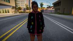 Jeune fille dans le style de SA 1 pour GTA San Andreas