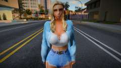 Jeune fille dans le style de CA 22 pour GTA San Andreas