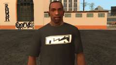 T-shirt noir FOCK Inc. pour GTA San Andreas