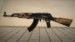 Fusil d’assaut Kalachnikov du jeu The Walking Dead pour GTA San Andreas