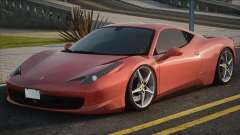 2010 Ferrari 458 Italia Red für GTA San Andreas