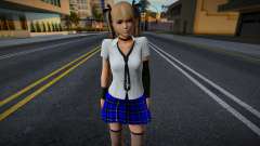 Marie Rose in School Uniform - Blue für GTA San Andreas