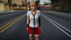 Marie Rose in School Uniform - Red für GTA San Andreas