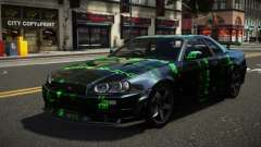 Nissan Skyline R34 ZL-R S10 für GTA 4