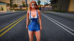 Jeune fille dans le style de CA 12 pour GTA San Andreas