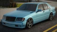 Mercedes Benz W140 Blue für GTA San Andreas