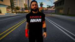 Roman Reigns T-Shirt with Gloves (LEVELS ABOVE) für GTA San Andreas