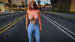 Jeune fille dans le style de CA 20 pour GTA San Andreas