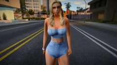 Jeune fille dans le style de CA 21 pour GTA San Andreas