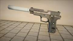 Modèle de pistolet mis à jour avec silencieux pour GTA San Andreas