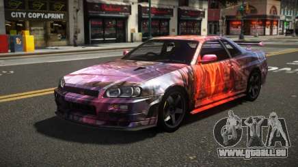 Nissan Skyline R34 ZL-R S9 pour GTA 4