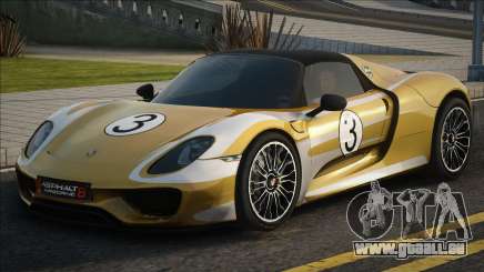 Porsche 918 Spyder with Weissach Package pour GTA San Andreas