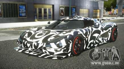 Koenigsegg Agera One RWZ S8 pour GTA 4