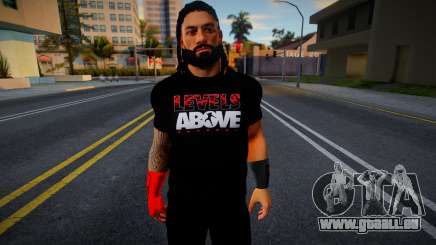 Roman Reigns T-Shirt with Gloves (LEVELS ABOVE) pour GTA San Andreas