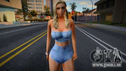 Jeune fille dans le style de CA 21 pour GTA San Andreas