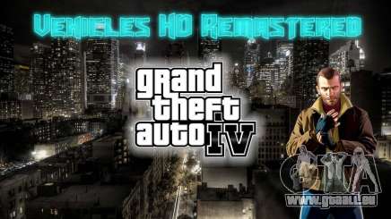 Vehicles HD Remastered pour GTA 4