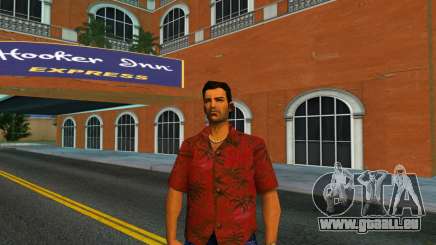 Nouveau T-shirt rouge pour Tommy Vercetti pour GTA Vice City